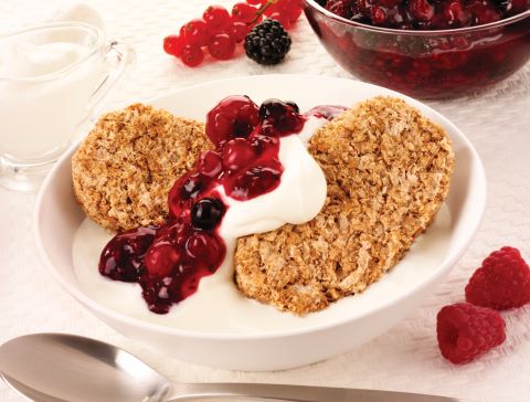 Gesundes Frühstück mit Weetabix