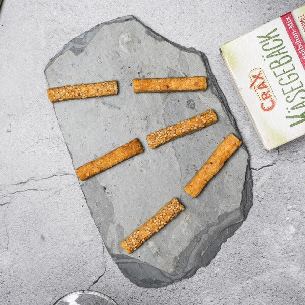 Cräx Käse Blätterteigstangen 3 Körner Mix - 100g