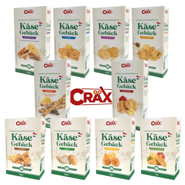 Cräx Käse Cracker mit Körnern - 70g