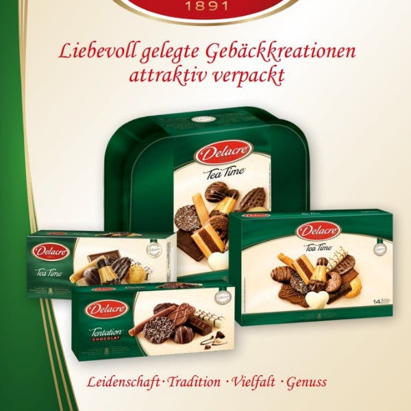 Gebäckmischung Tea Time Kekse von Delacre - 200g