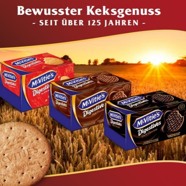 McVitie's Digestive Weizenkekse mit dunkler Schokolade - 200g