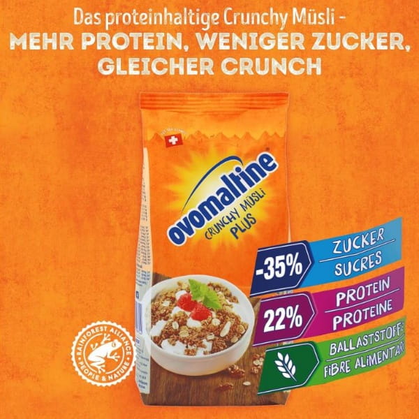 Ovomaltine Crunchy Protein Müsli Plus - 300g