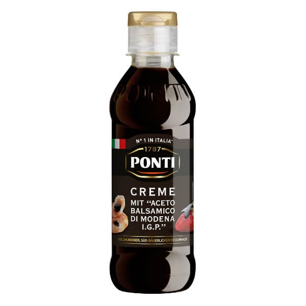 Ponti Essig Creme Aceto Balsamico di Modena in der 250g Flasche
