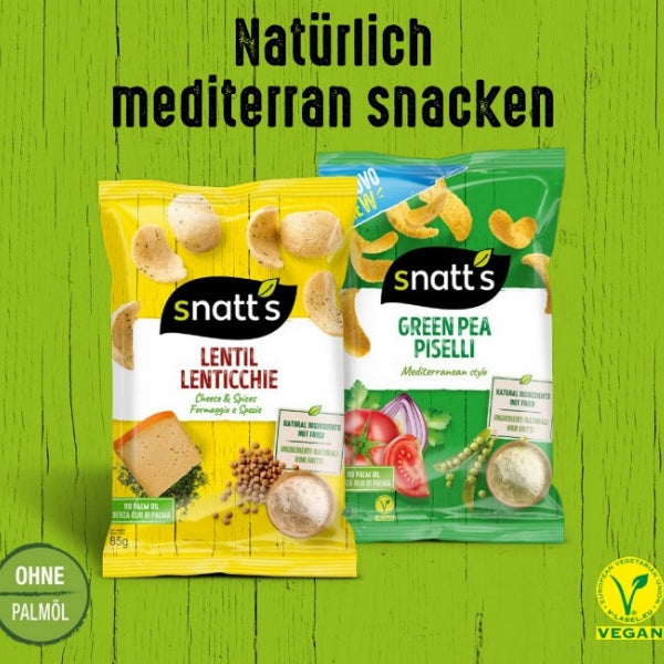 Snatt's Linsen Chips Käse und Kräuter - 85g