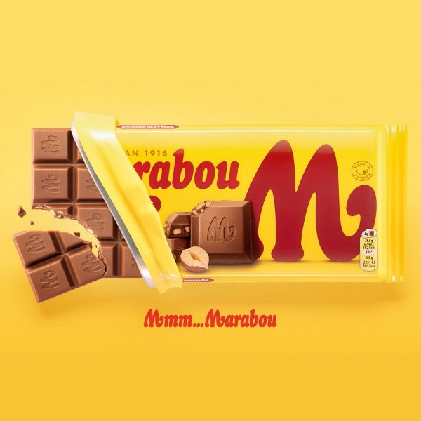 Marabou Tafel Vollmilch-Nuss Schokolade - 170g (SONDERPREIS MHD 15.11.2026)