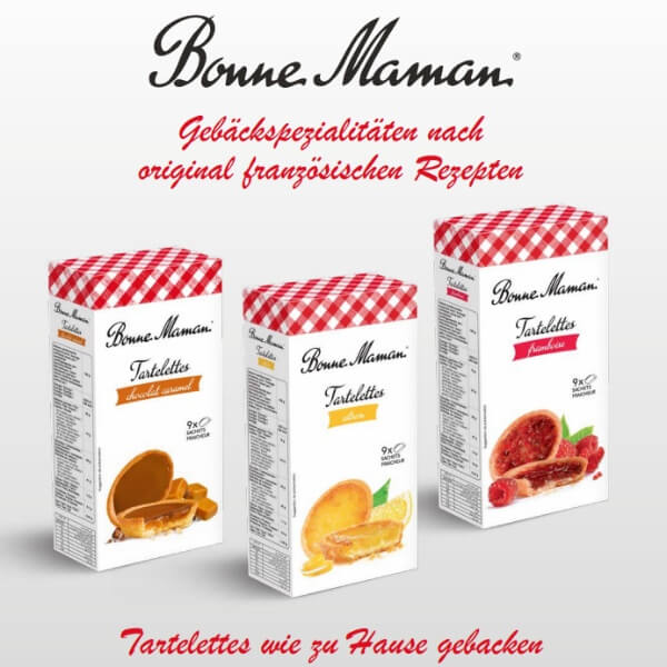 Bonne Maman Gebäck Törtchen Zitronen Tartelettes - 125g