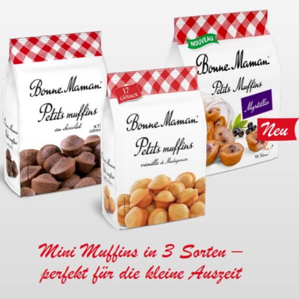 Bonne Maman Mini Muffins Vanille - 235g (SONDERPREIS MHD 15.11.2026)
