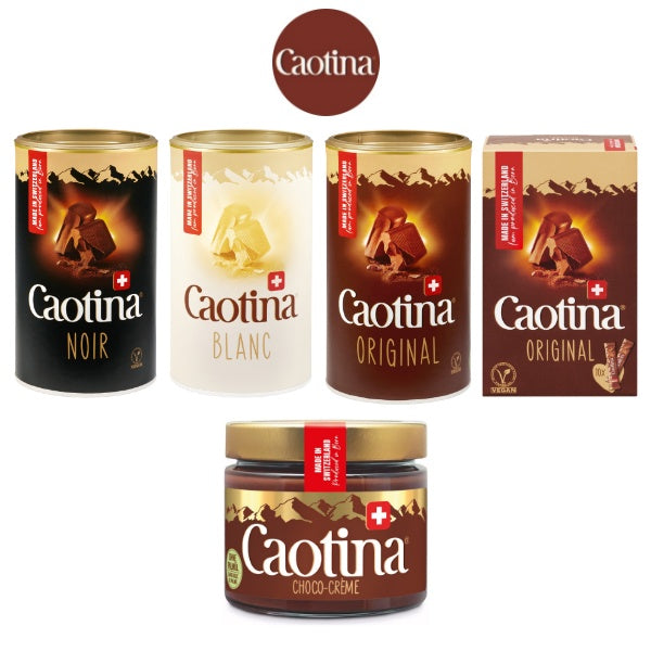 Caotina Original Schweizer Schokoladenpulver Sticks - 10 x 15g