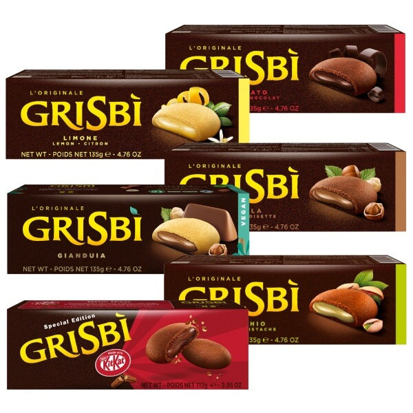 Vicenzi GRISBI Mürbeteigkekse mit Pistazien Cremefüllung - 135g