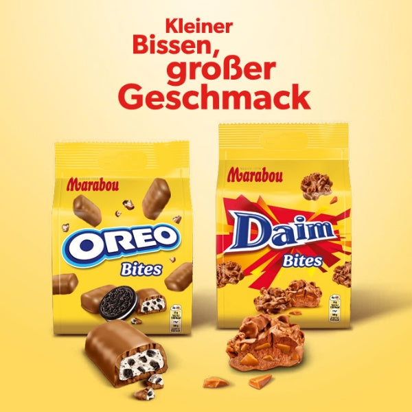 Marabou Oreo Bites Milchschokoladen Praline mit Oreokeksfüllung - 140g