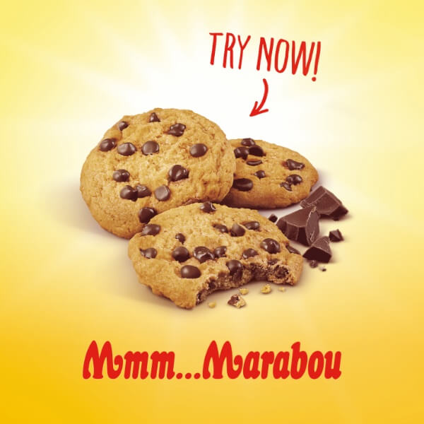 Marabou XL Cookies Mörkchoklad Zartbitterschokolade Kekse - 184g