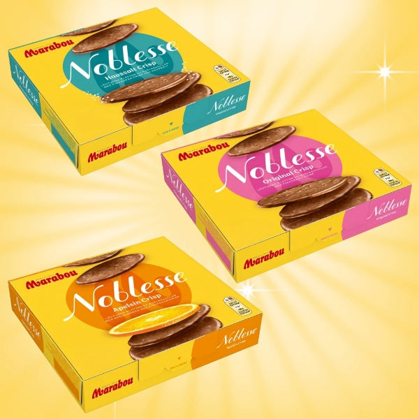 Marabou Original Crisp Noblesse Schokoladen Plättchen - 150g