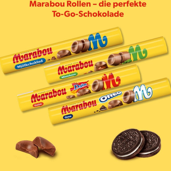 Marabou Mjölkchoklad Rolle Vollmilch Schoko Drop - 74g