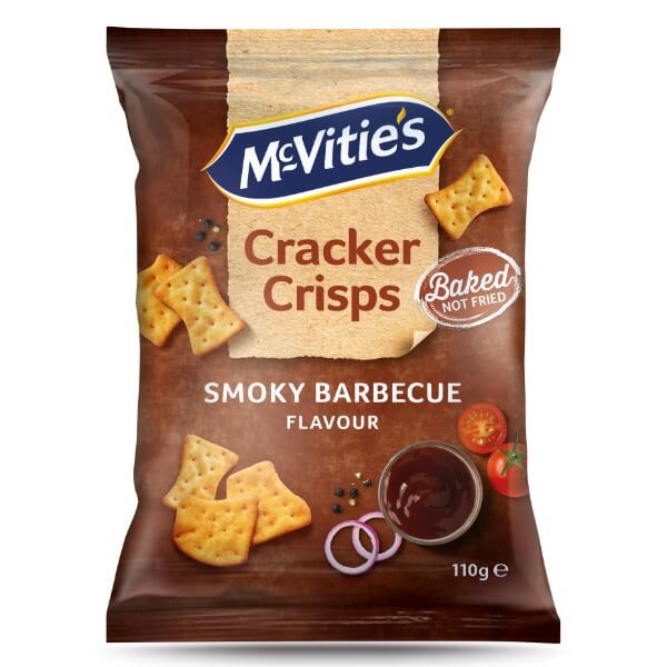 McVitie's Cracker Crisp Smoky Barbecue in der 110g Verpackung