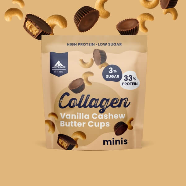 Multipower Collagen Butter Cups Vanille Cashew Protein Snack - 70g