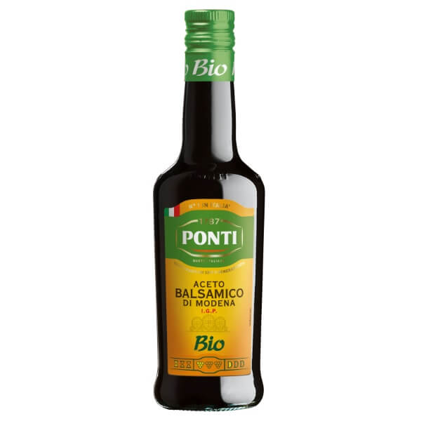 Ponti Bio Essig Aceto Balsamico di Modena IGP in der 500ml Flasche