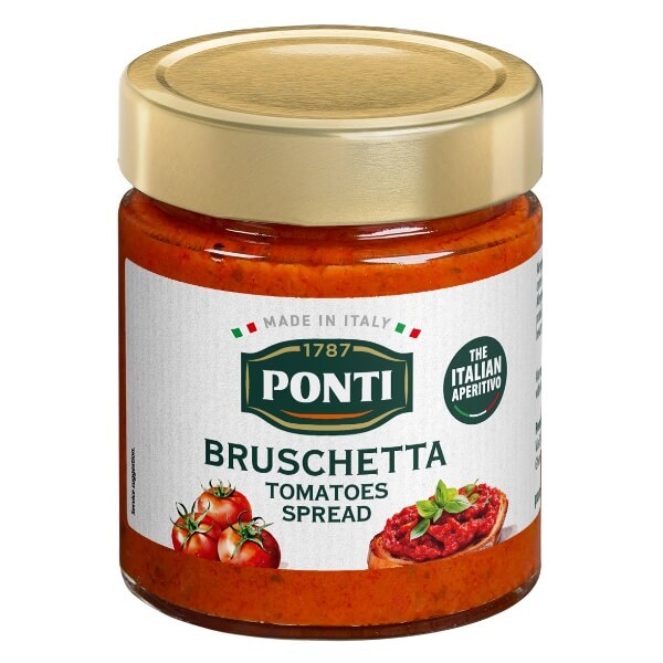 Ponti Bruschetta Tomaten Aufstrich im 130g Glas