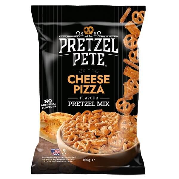 Pretzel Pete Brezel Mix Cheese Pizza - 8x160g