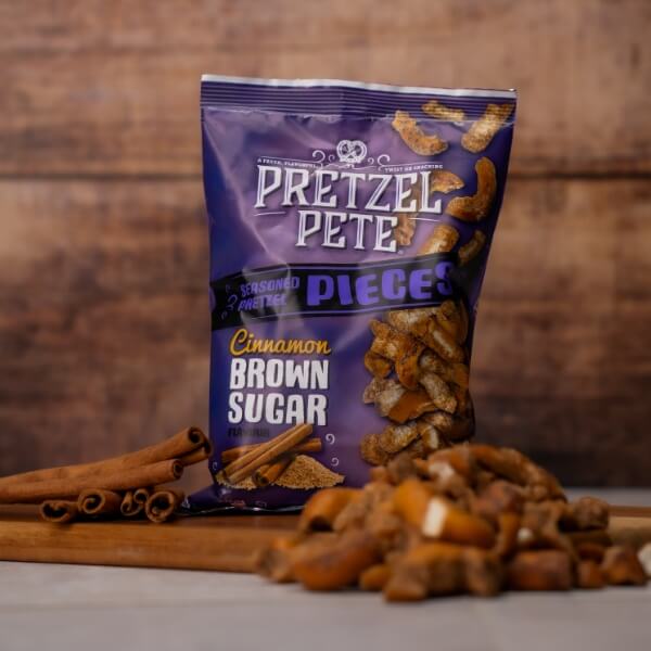 Pretzel Pete Pieces Cinnamon Brown Sugar Brezeln - 160g (SONDERPREIS MHD 19.11.2026)