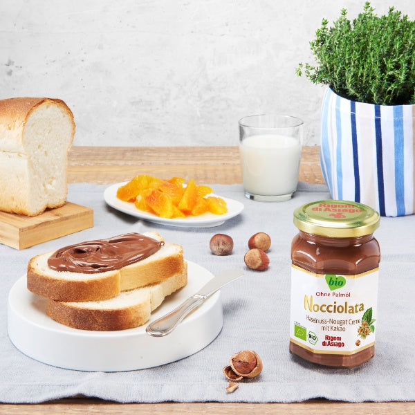 6 x 650g Rigoni di Asiago Nocciolata Bio-Haselnuss-Nougat Creme