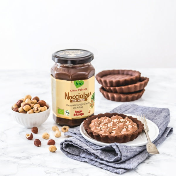 Rigoni di Asiago Nocciolata Dark Bio Milchfreie Schoko Creme - 250g