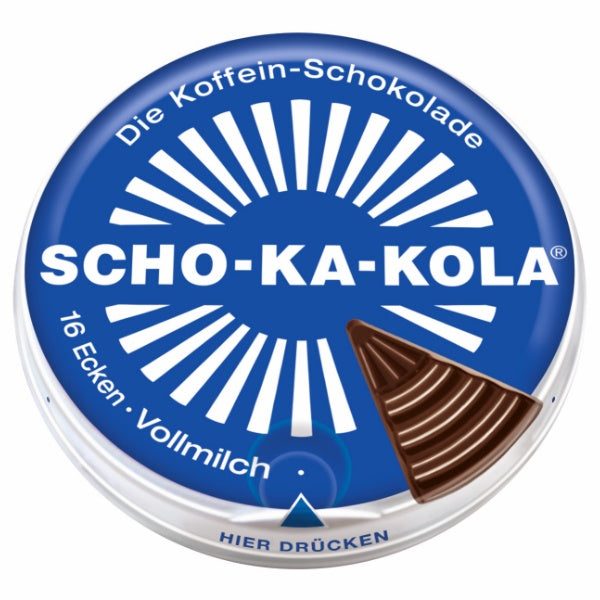SCHO-KA-KOLA Vollmilch Koffein Schokolade 10er Pack - 10 x 100g