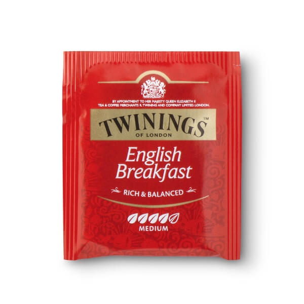 Twinings of London Schwarztee English Breakfast Tea - 100x2g Beutel