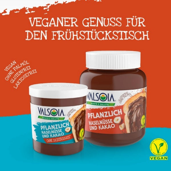 Valsoia La Crema Original Nuss Nougat Creme - 400g