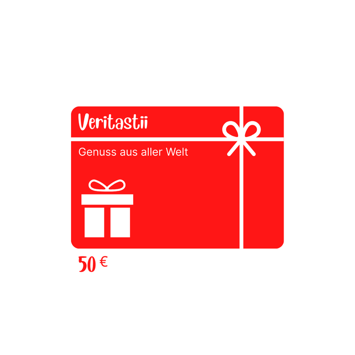 Veritastii Geschenkgutschein ab 10 Euro